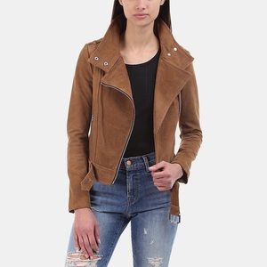 Mackage Hania Moto Suede Jacket XXS/XS